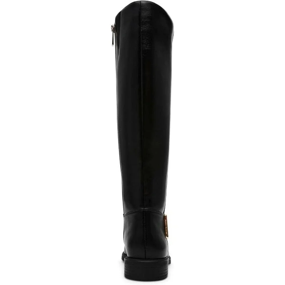 Anne Klein Women's Sinclair Tall Riding Boots Black - Women's US 10M NEW!